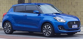 2017 Suzuki Swift (AZ) GLX Turbo 5-door hatchback (2017-07-15) 01.jpg